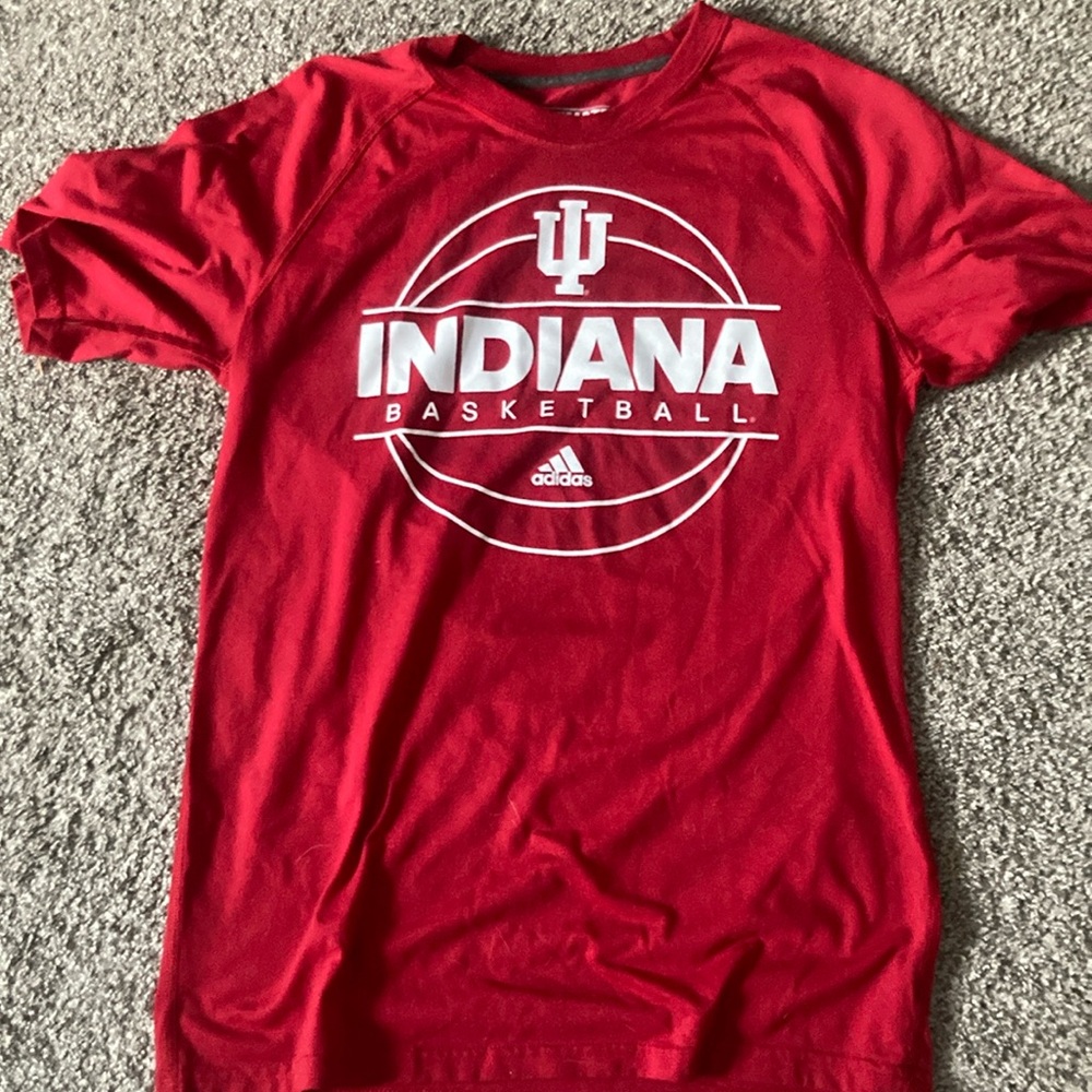 Adidas Indiana Basketball Red T-Shirt